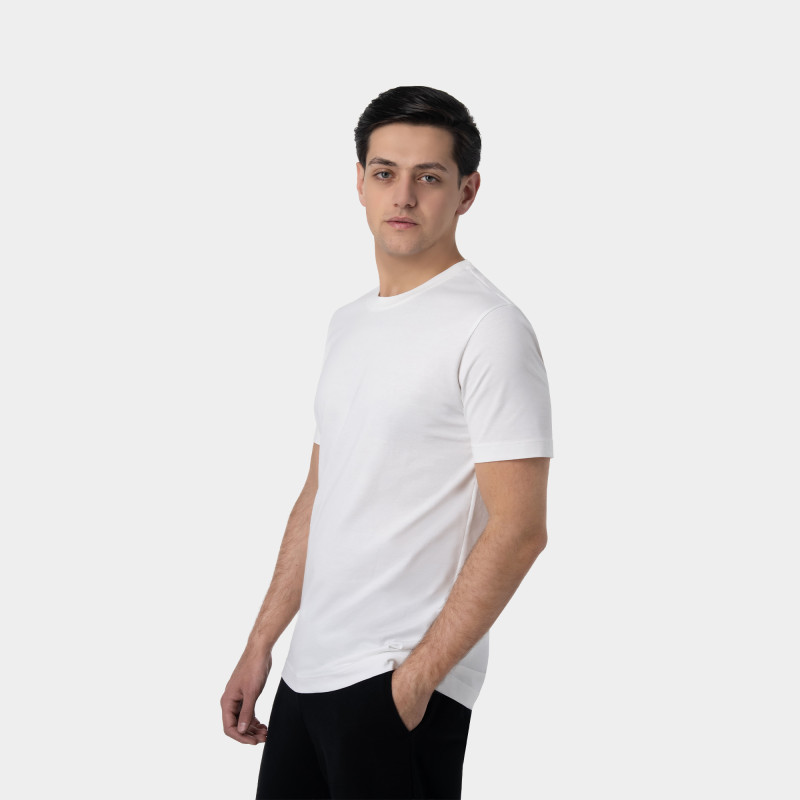 Տղամարդու բամբակյա շապիկ կլոր բացվածքով